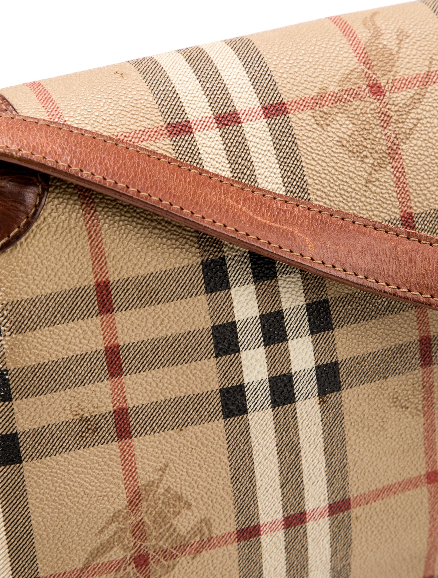 Burberry's Haymarket Check Crossbody Bag Small Vintage